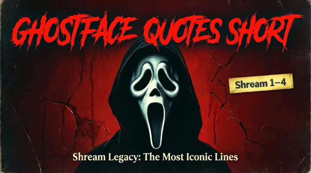 Ghostface Quotes Short