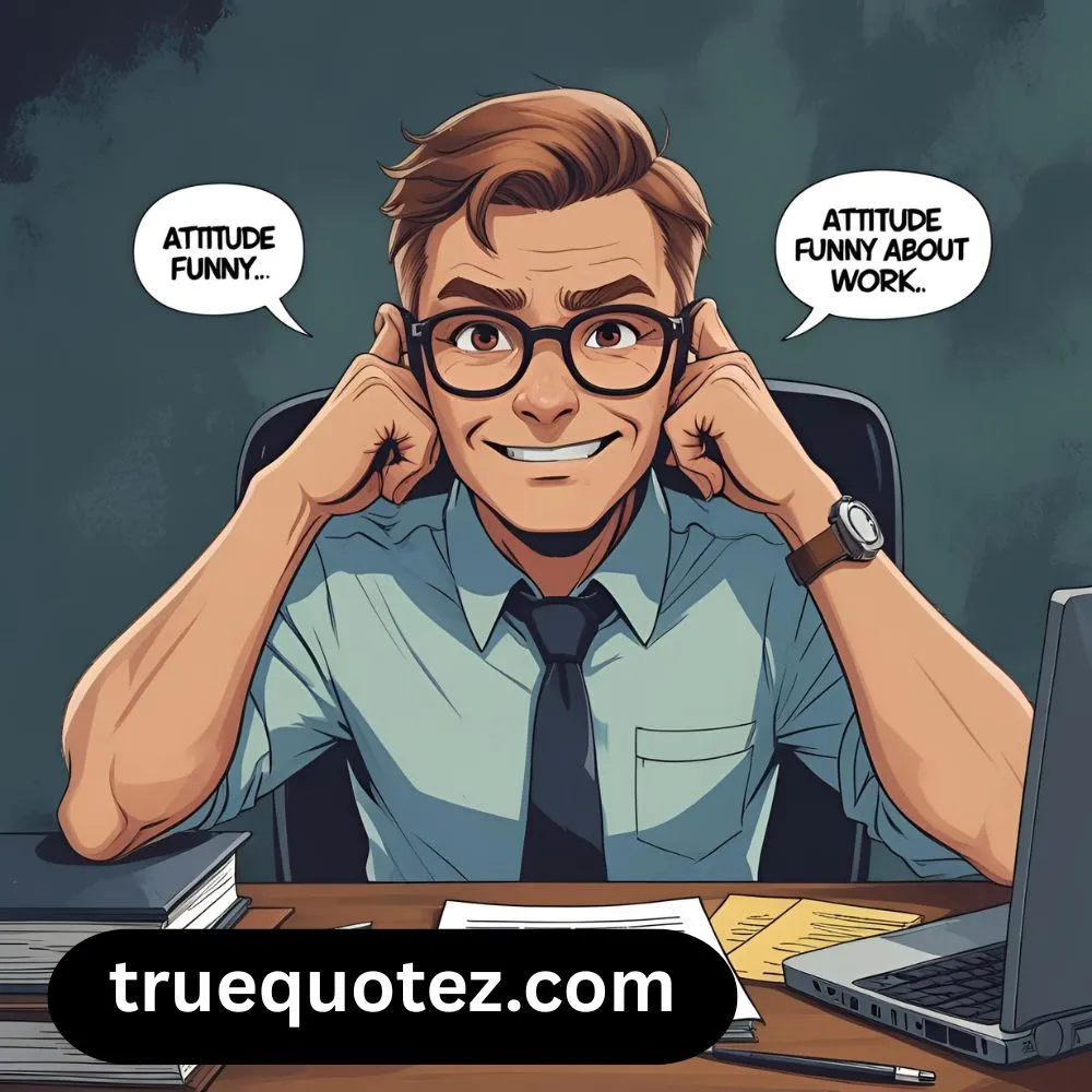 Attitude Funny Quotes About Work