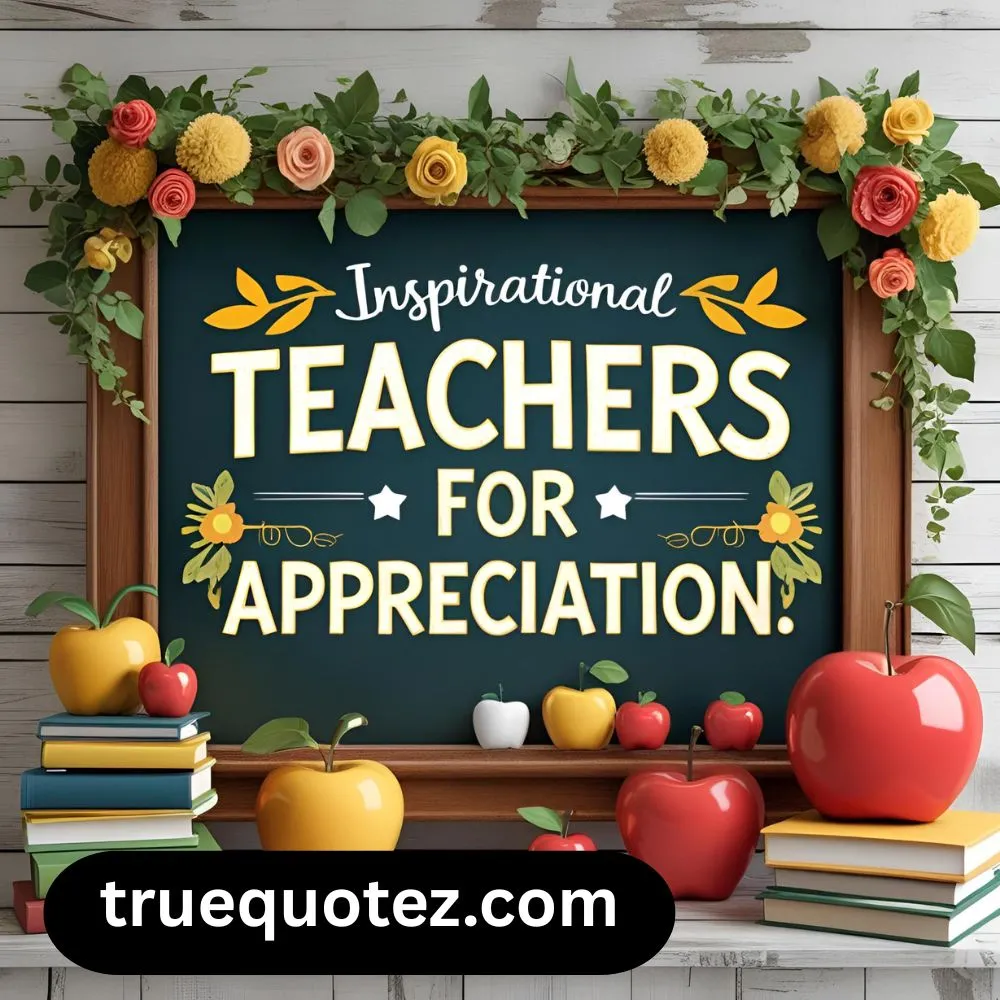 Inspirational Quotes for Teachers Appreciation