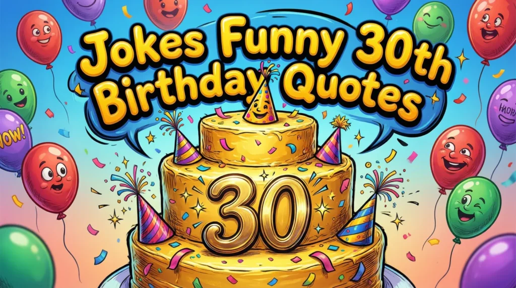 Jokes Funny 30th Birthday Quotes