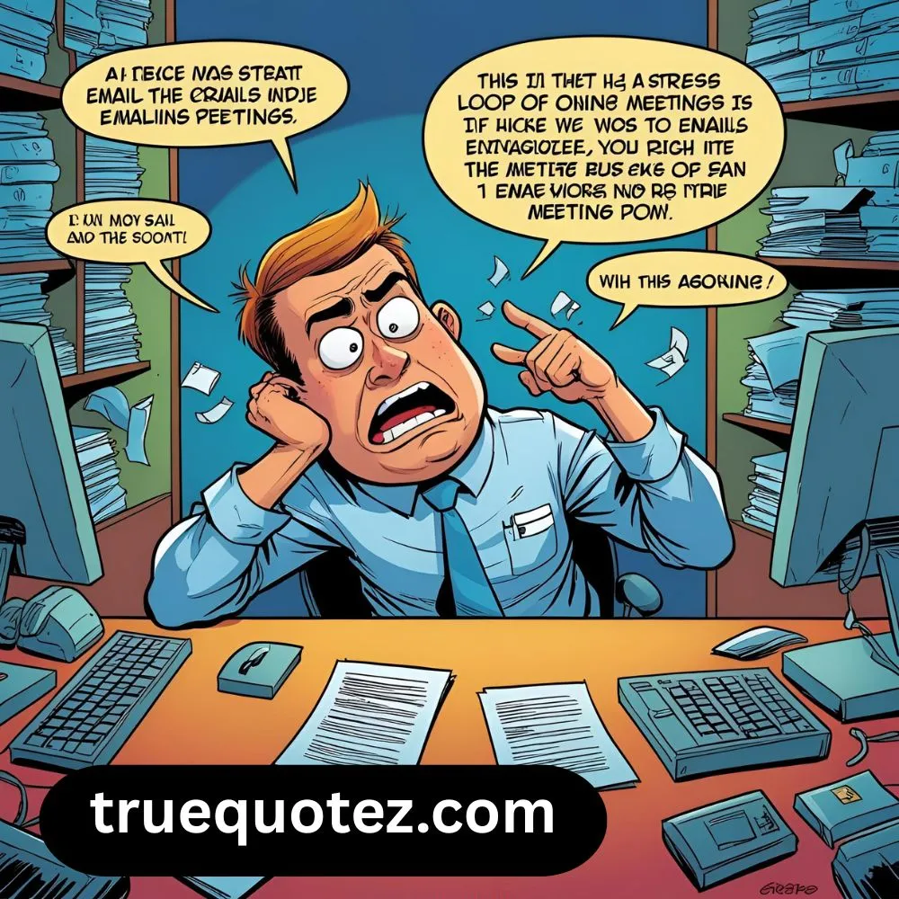 Stress Funny Quotes About Work