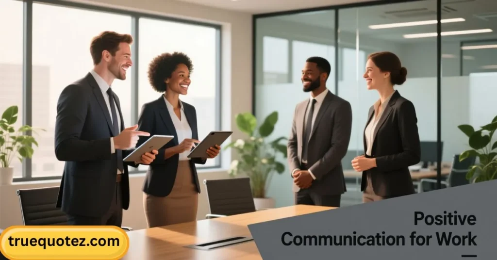 Positive Communication Quotes for Work