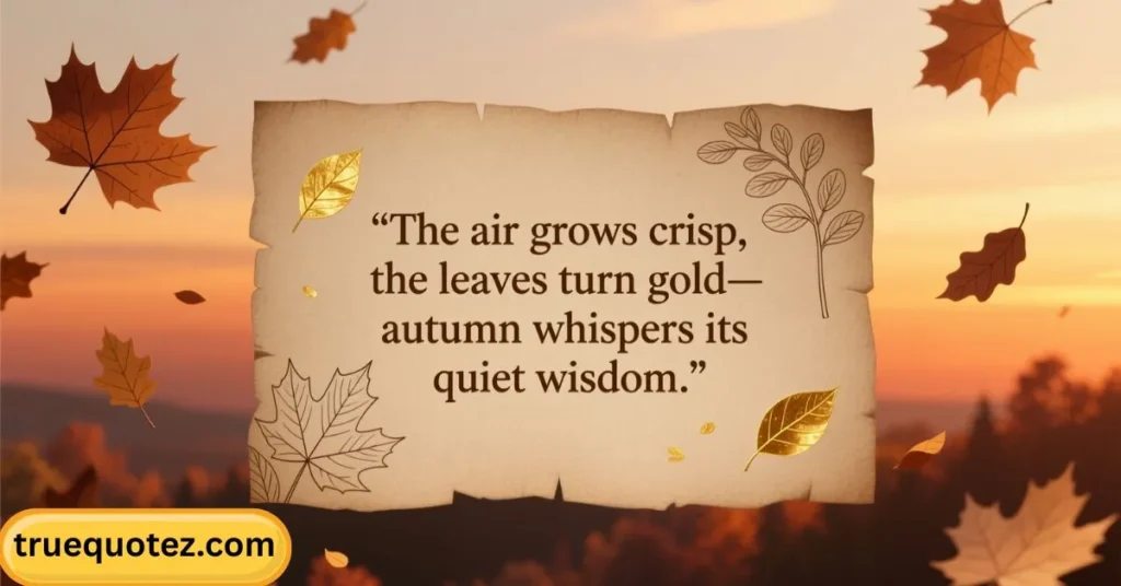 Short Quotes for Fall