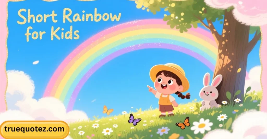 Short Rainbow Quotes for Kids