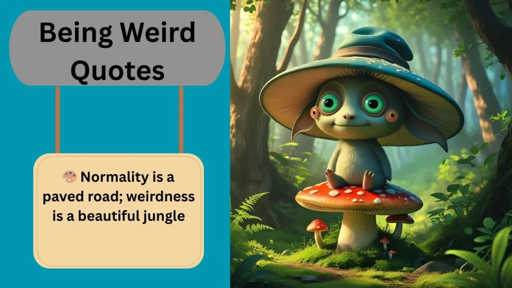 Being Weird Quotes