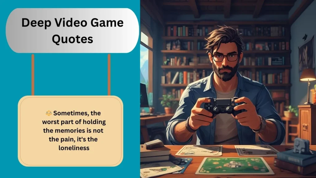 Deep Video Game Quotes