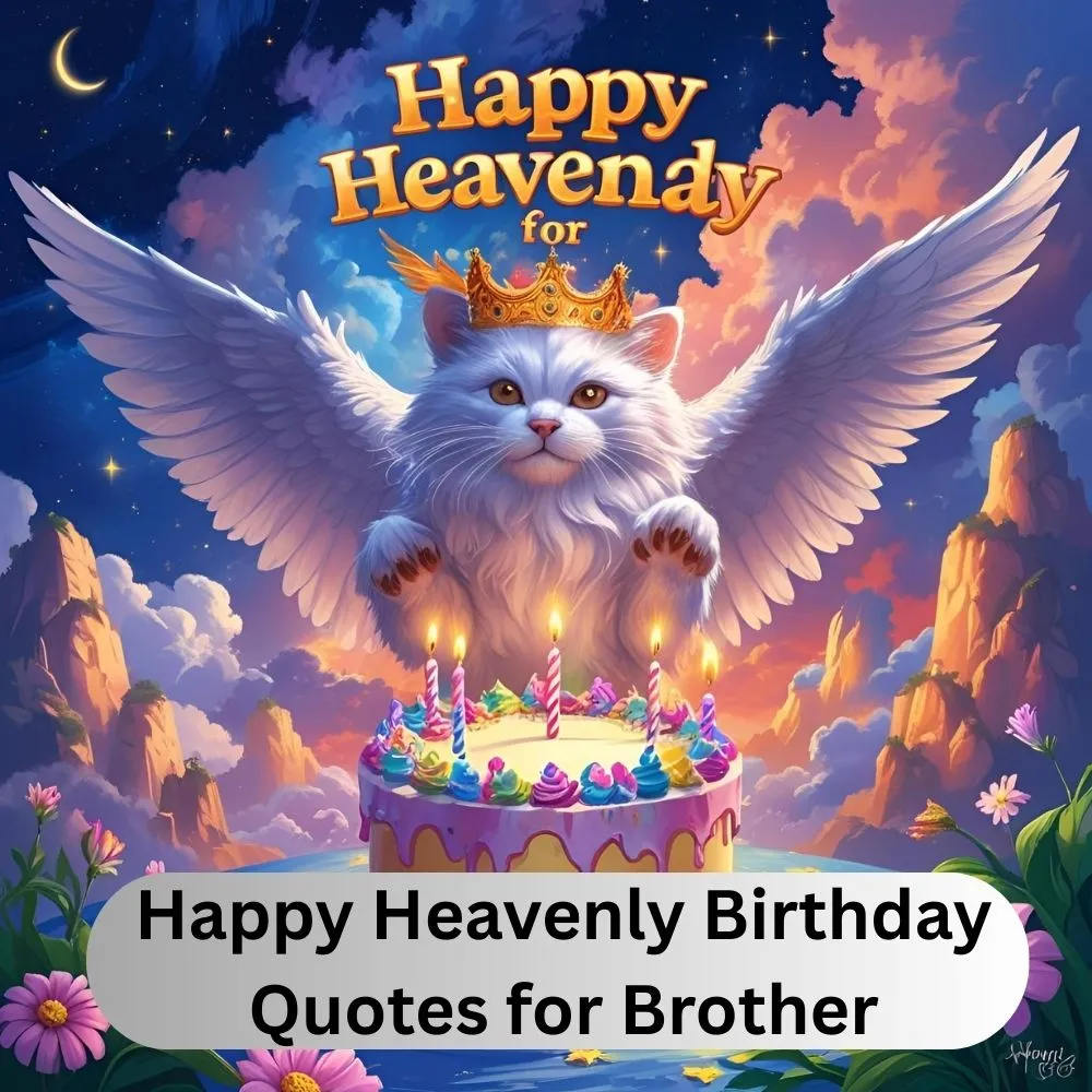 Happy Heavenly Birthday Quotes for Brother