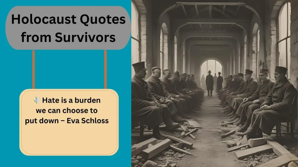 Holocaust Quotes from Survivors