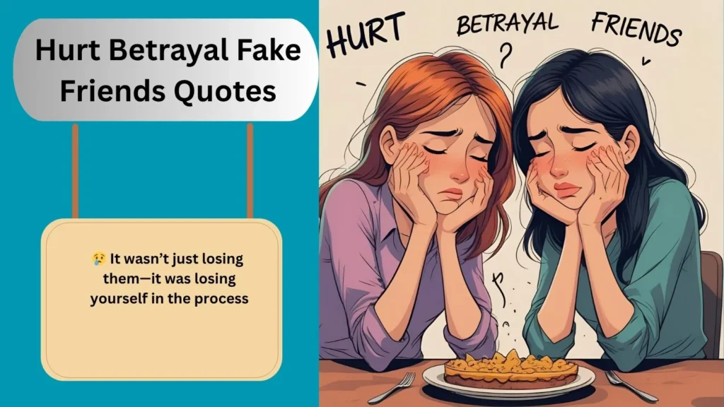 Hurt Betrayal Fake Friends Quotes
