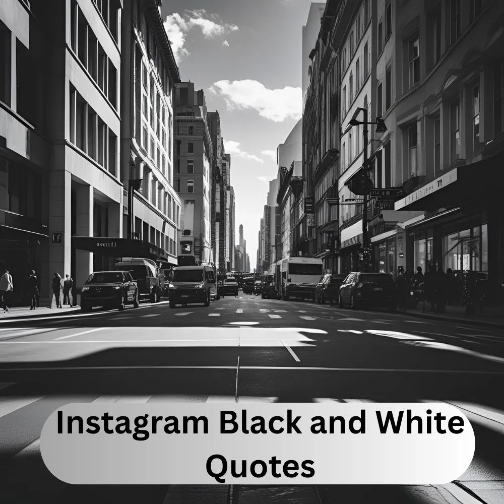 Instagram Black and White Quotes