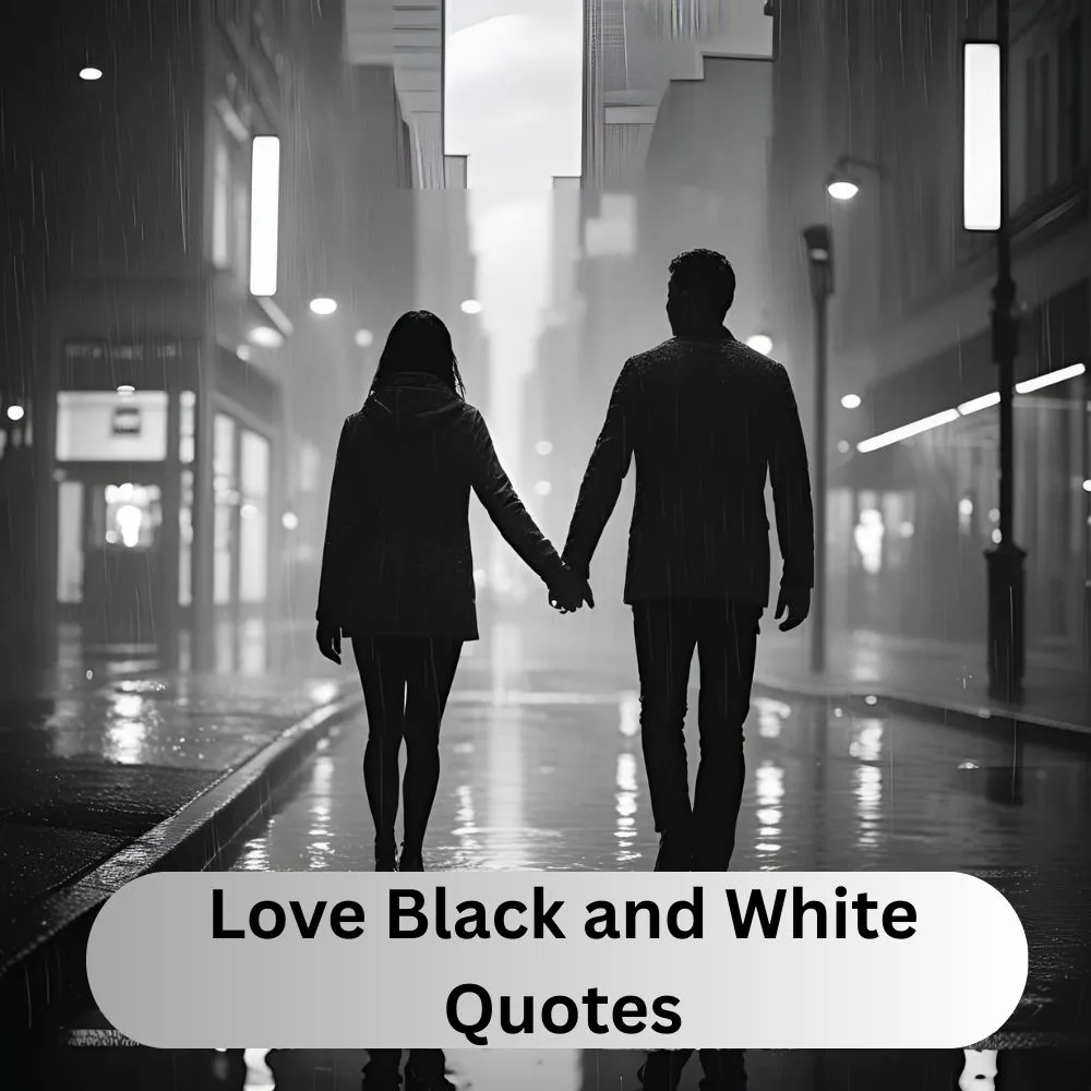 Love Black and White Quotes