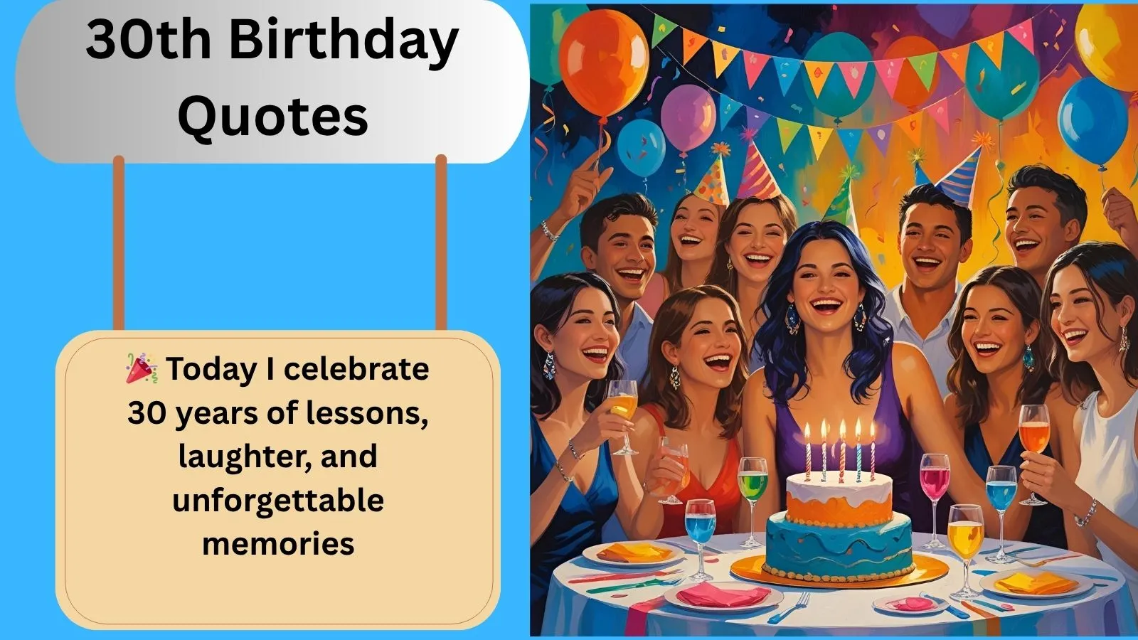 Read more about the article Top 200+ Best 30th Birthday Quotes for 2025